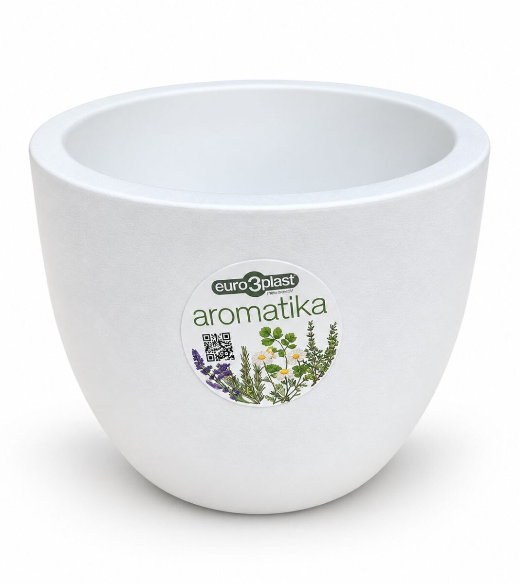 Dekorativni lonček Aromatika White (2L)